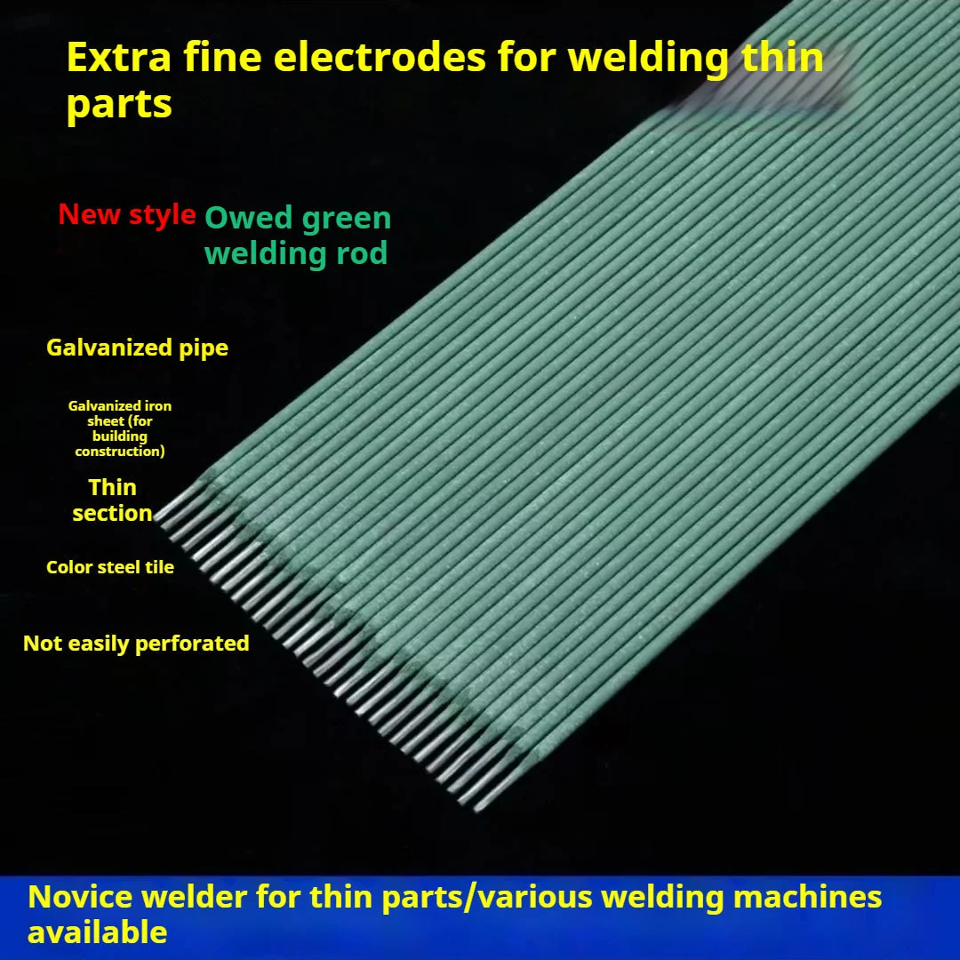 Extra-Fine Green Welding Rod – Thin-Gauge Electrode for Galvanized & Mild Steel - Image 4