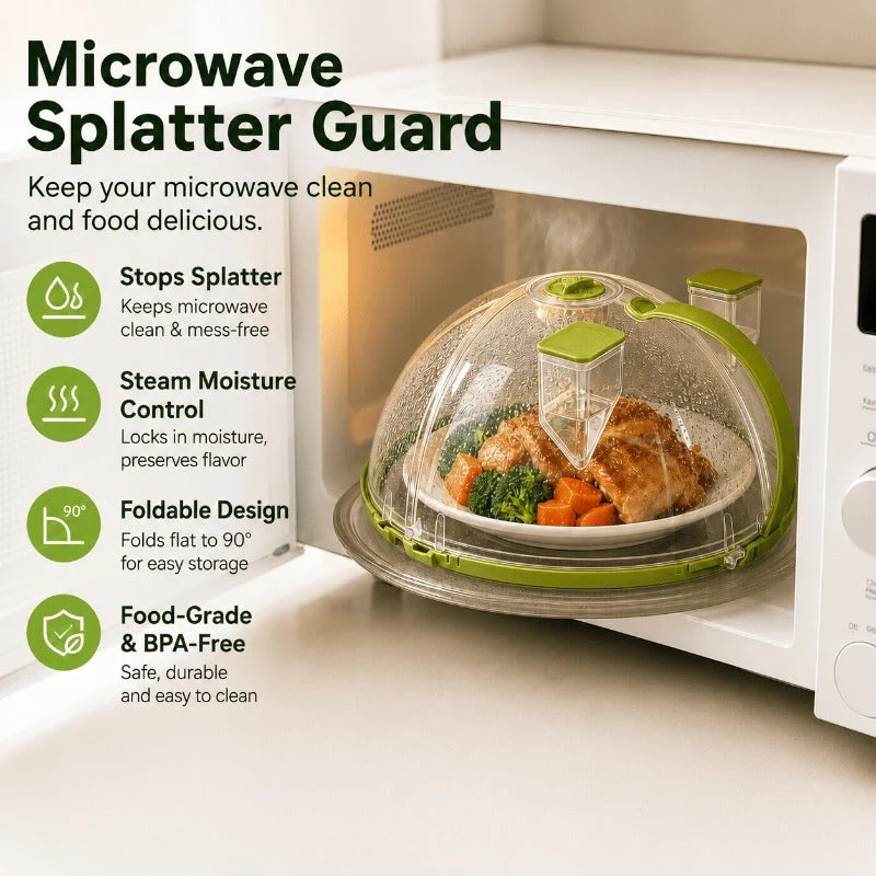 Foldable Microwave Steam Cover