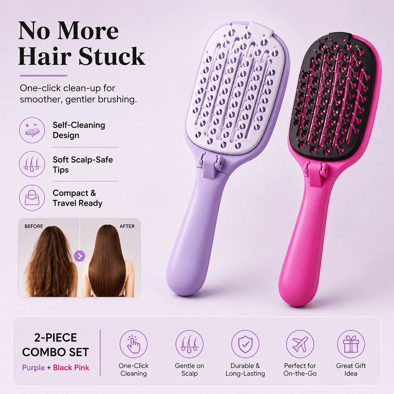 Folding Self-Clean Brush - Image 11