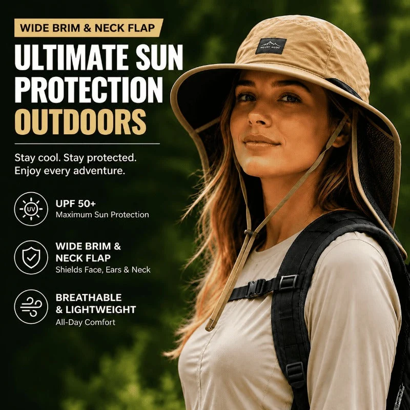 Full Coverage Neck Flap Hat
