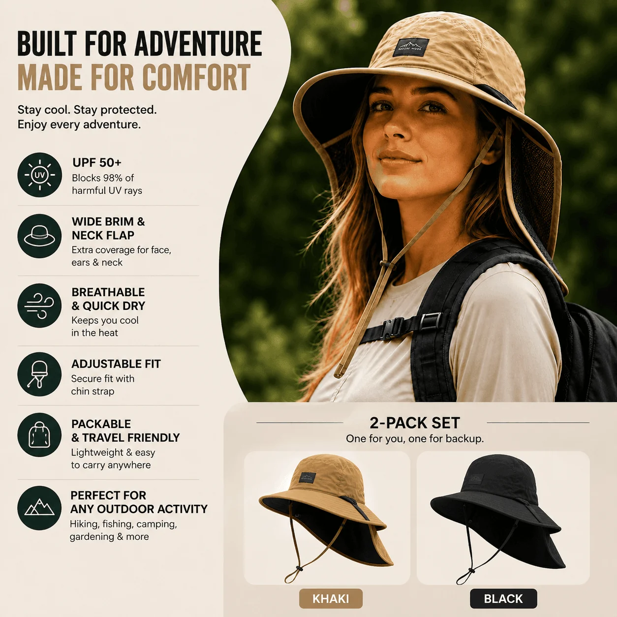 Full Coverage Neck Flap Hat - Image 8