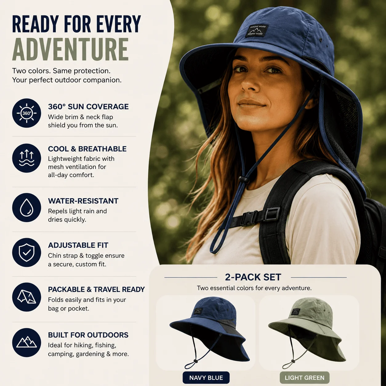 Full Coverage Neck Flap Hat - Image 9