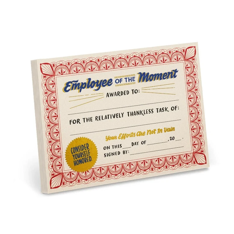 Gold Foil Office Award