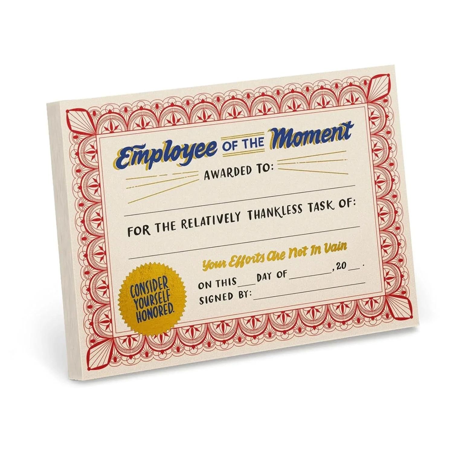 Gold Foil Office Award - Image 8