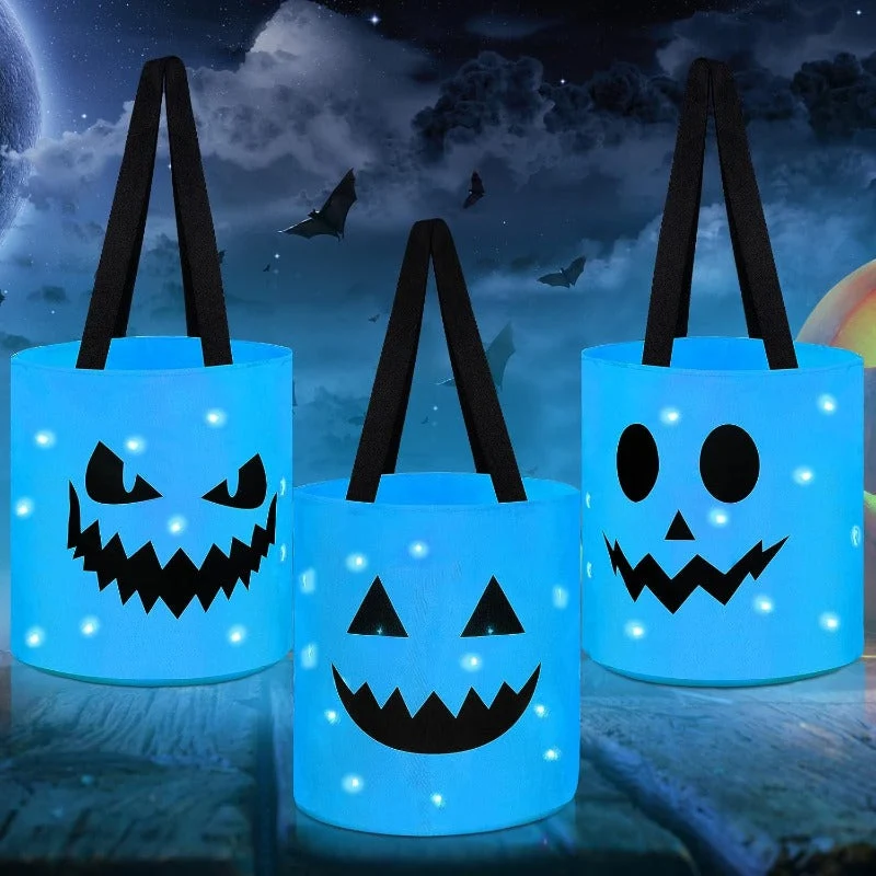 Halloween LED Pumpkin Candy Bags - Image 10