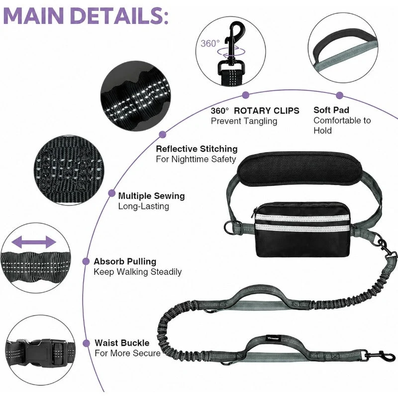 Hands-Free Running Leash Set - Image 2