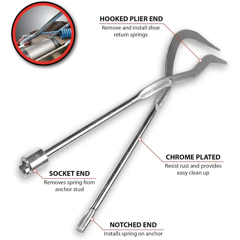Heavy Duty Brake Spring Pliers - Image 5
