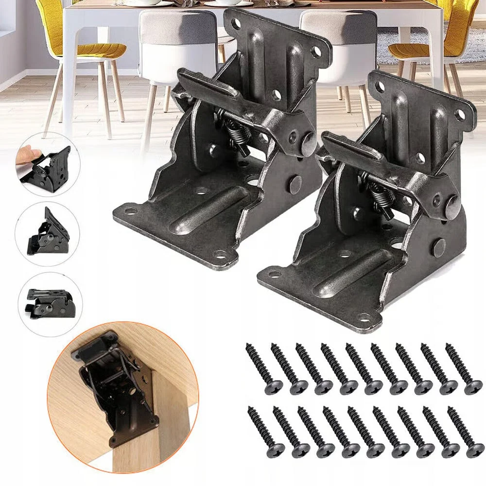 Woyuosn Self-Locking Folding Hinges for Furniture Support - Image 3
