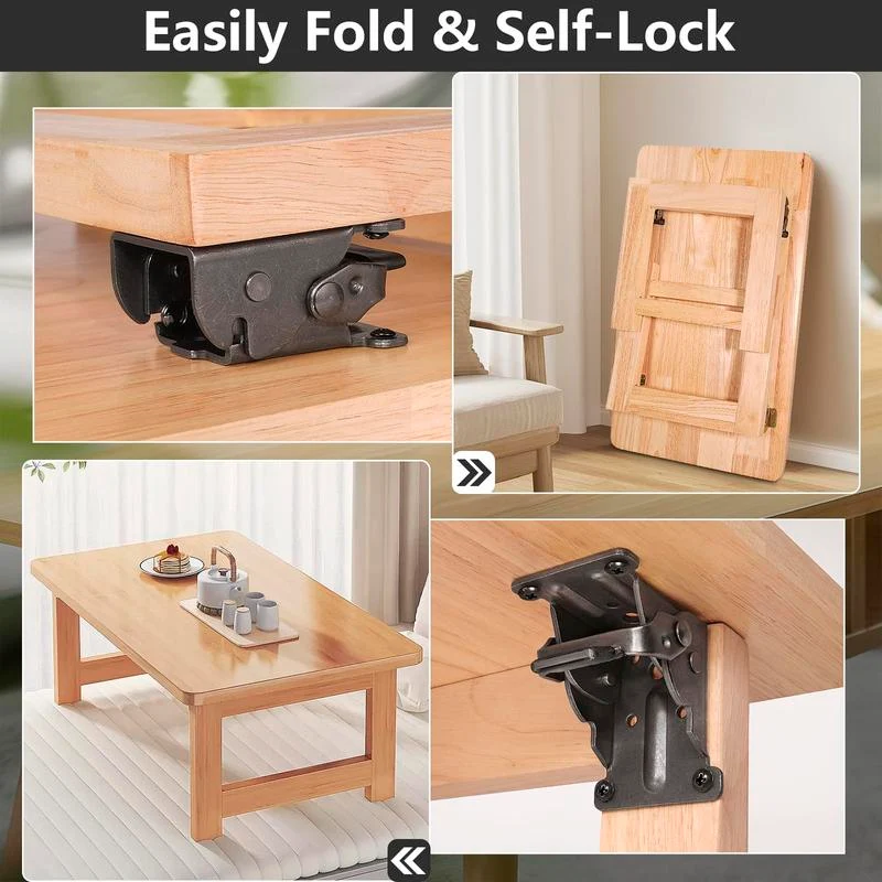 Woyuosn Self-Locking Folding Hinges for Furniture Support - Image 4
