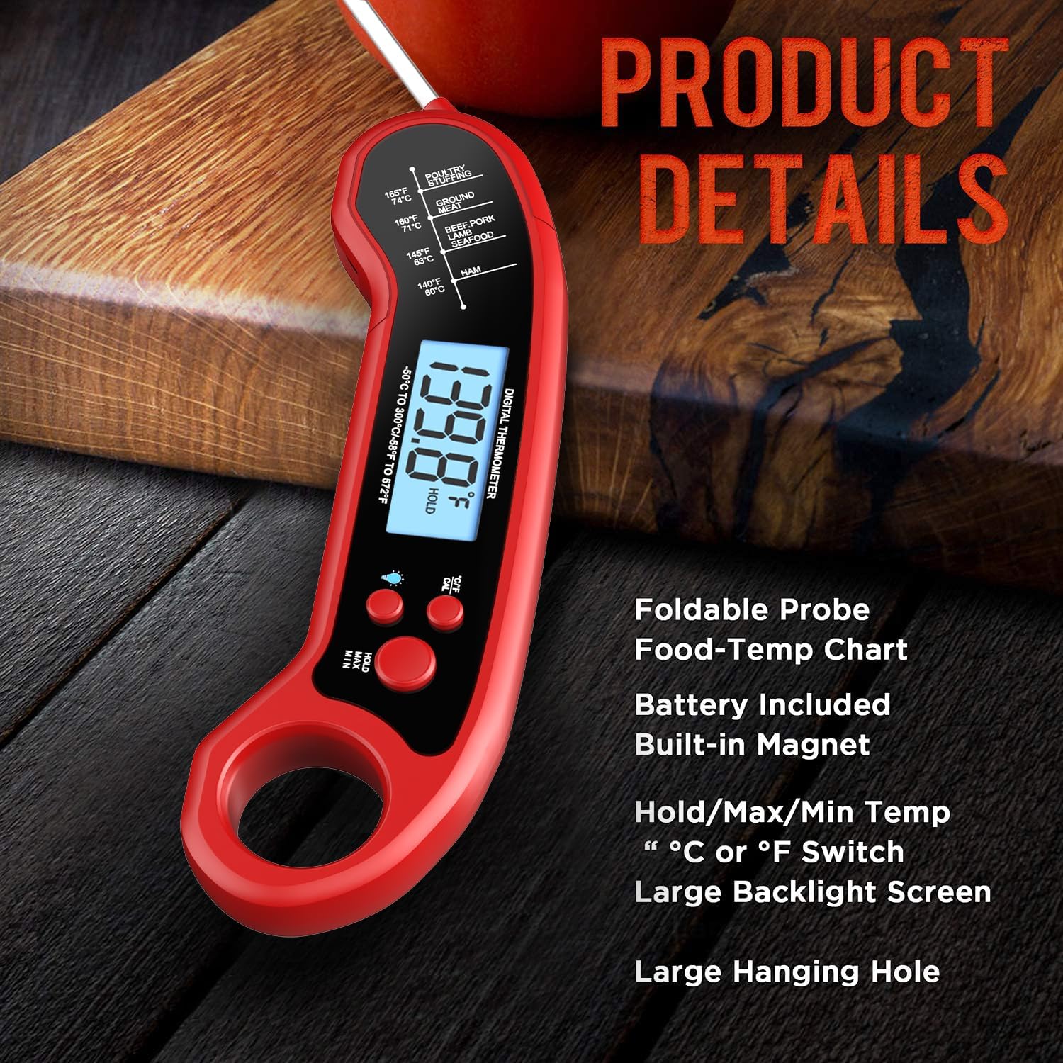 Instant Read Digital Meat Thermometer - Image 5