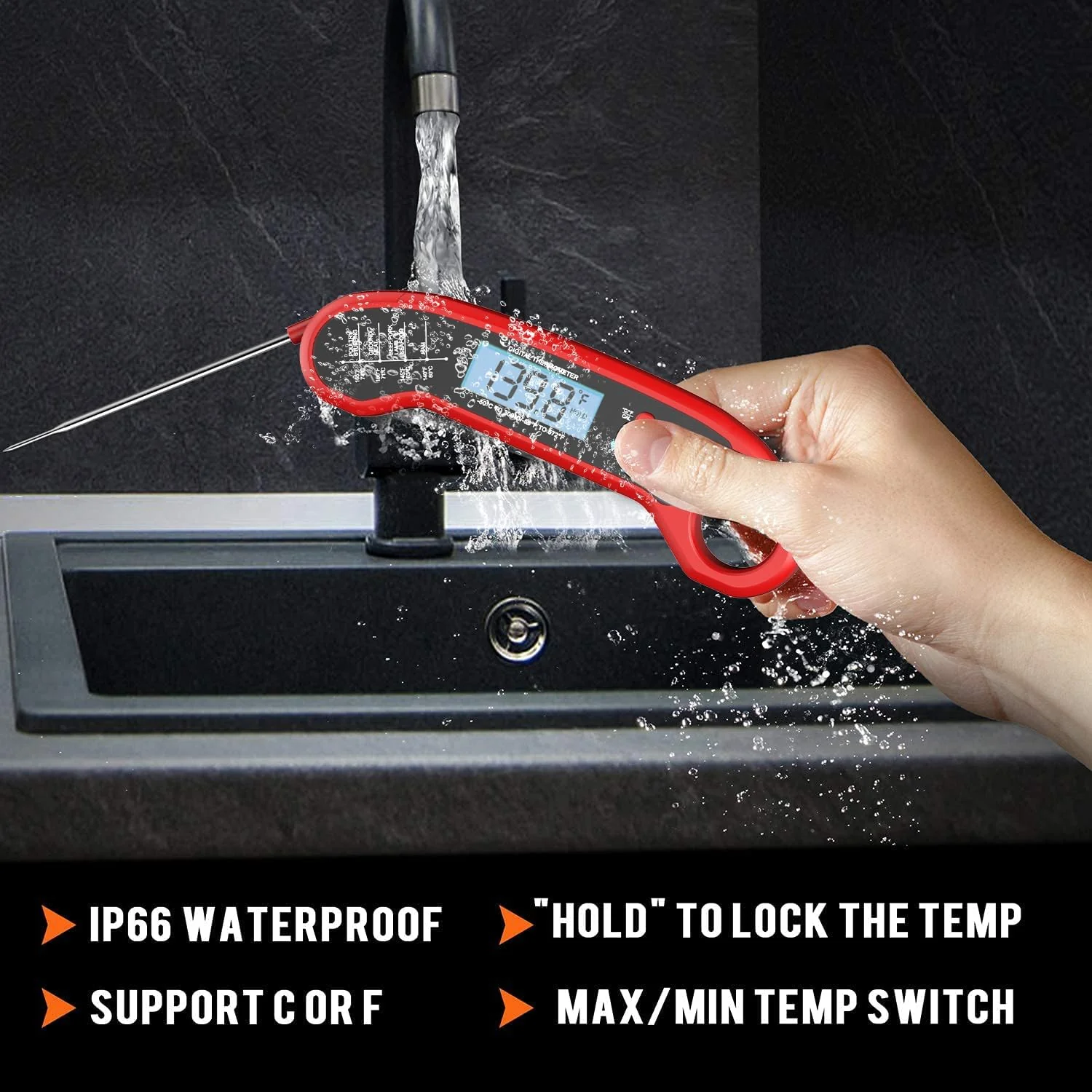 Instant Read Digital Meat Thermometer - Image 6