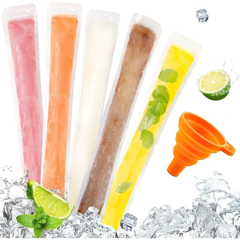 Leakproof Zip-Seal Popsicle Pouches