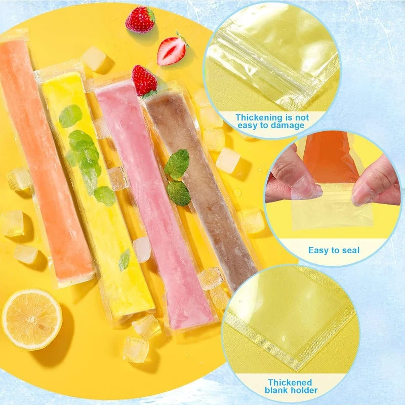 Leakproof Zip-Seal Popsicle Pouches - Image 2