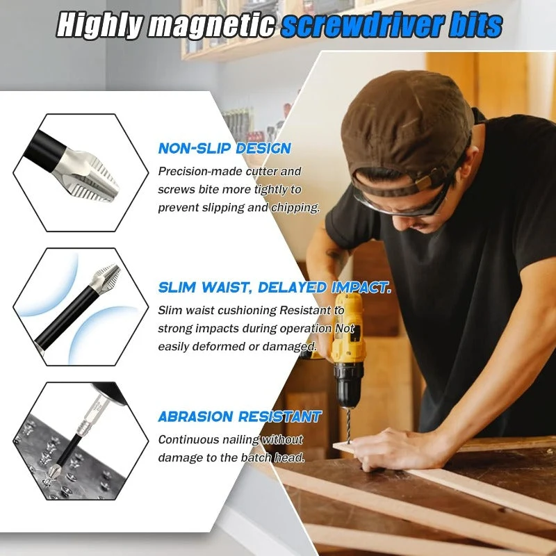 Eptchn Anti Slip Screwdriver Bits for Dry Wall - Image 4