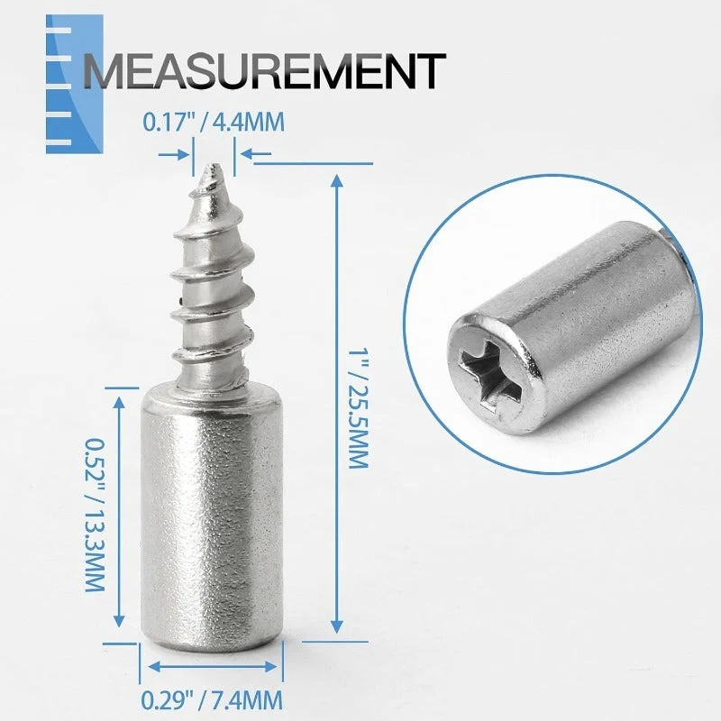 Metal Screw-In Shelf Pegs - Image 3