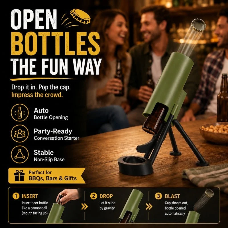 Mortar Style Cap Shooter