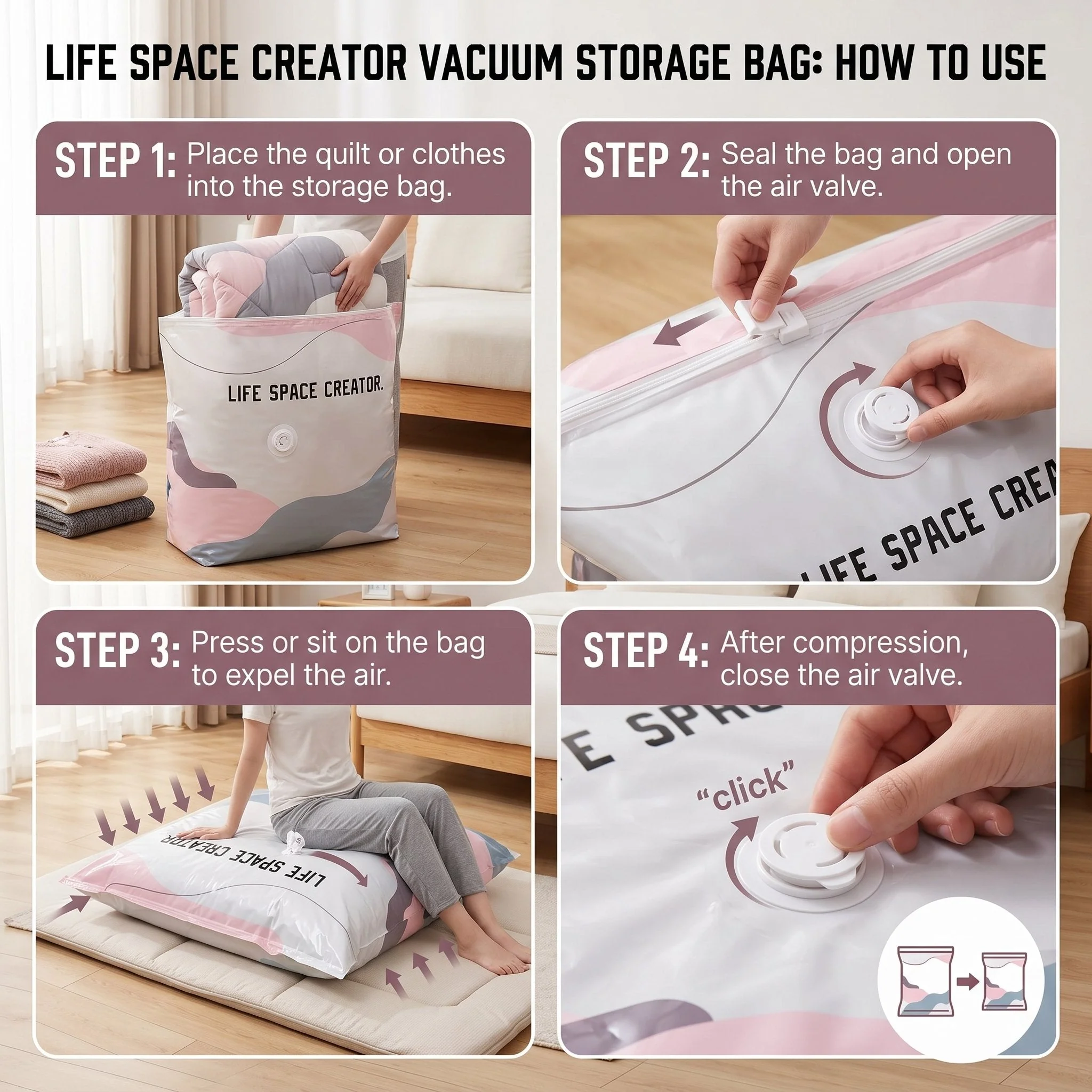 📦 Large-Capacity Vacuum Bags – No Pump Needed! 💨✨ - Image 5