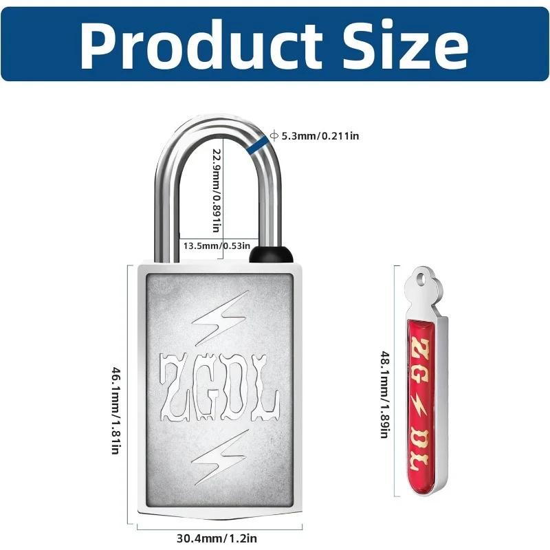 No Keyhole Magnetic Padlock - Image 3