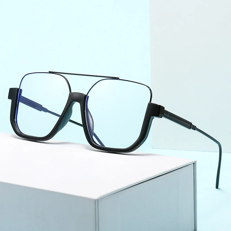 Oversized Retro Metal Aviators - Image 11