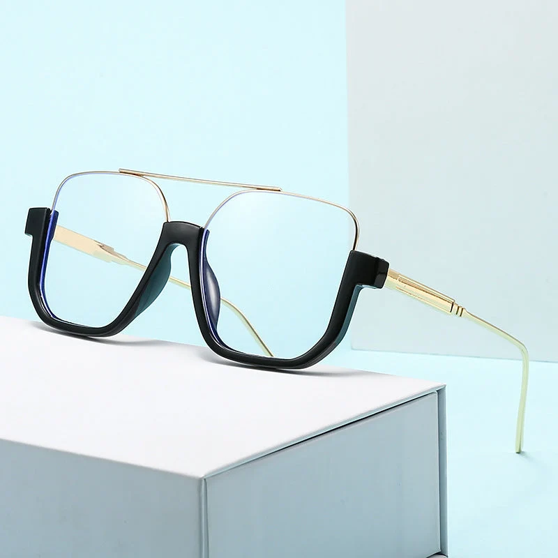 Oversized Retro Metal Aviators - Image 12
