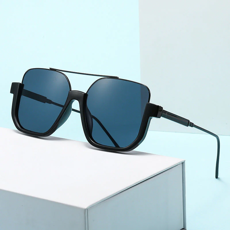 Oversized Retro Metal Aviators - Image 7