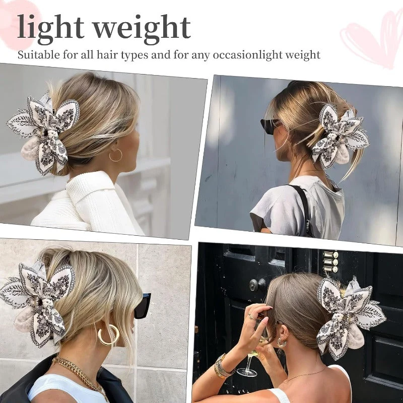 Paisley Bow Hair Claw - Image 3