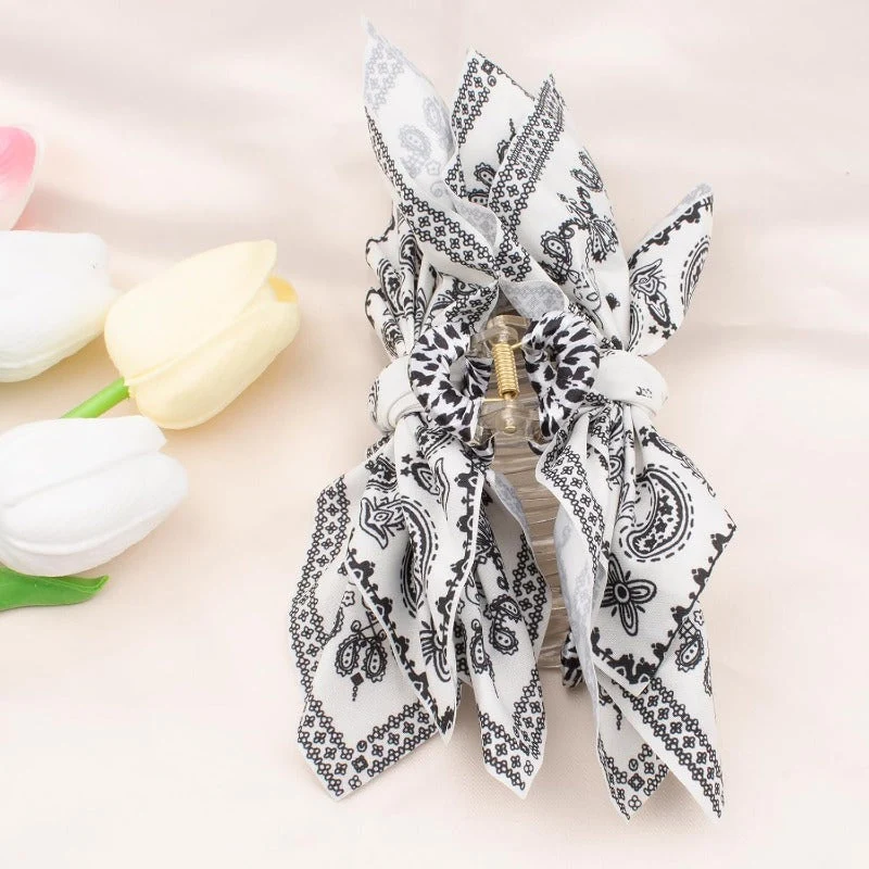 Paisley Bow Hair Claw - Image 5