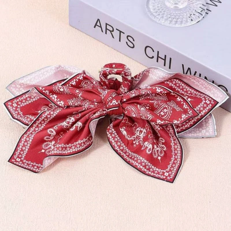 Paisley Bow Hair Claw - Image 6