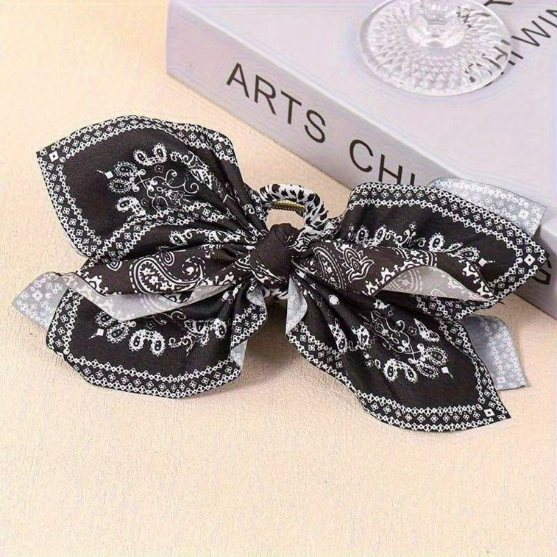 Paisley Bow Hair Claw - Image 7