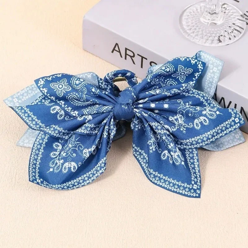 Paisley Bow Hair Claw - Image 8