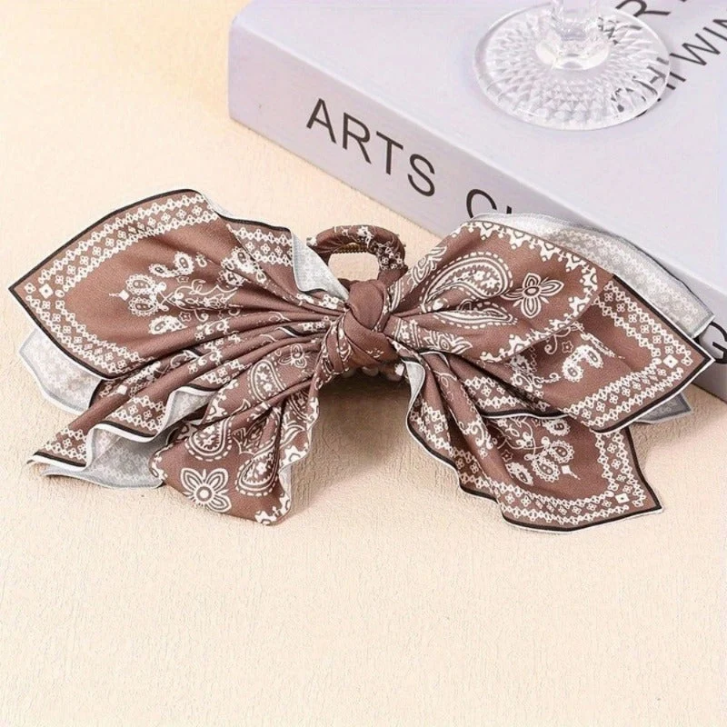 Paisley Bow Hair Claw - Image 9