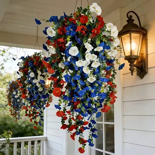 ✨Independence Day Hot Sale❤️🤍💙 🇺🇸 Red, White & Blue Flowers for America’s 250th – Perfect for Porch & Party 💐 - Image 11