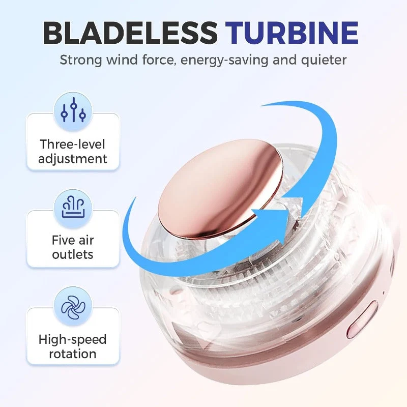 Portable 3-Speed Wearable Fan - Image 5