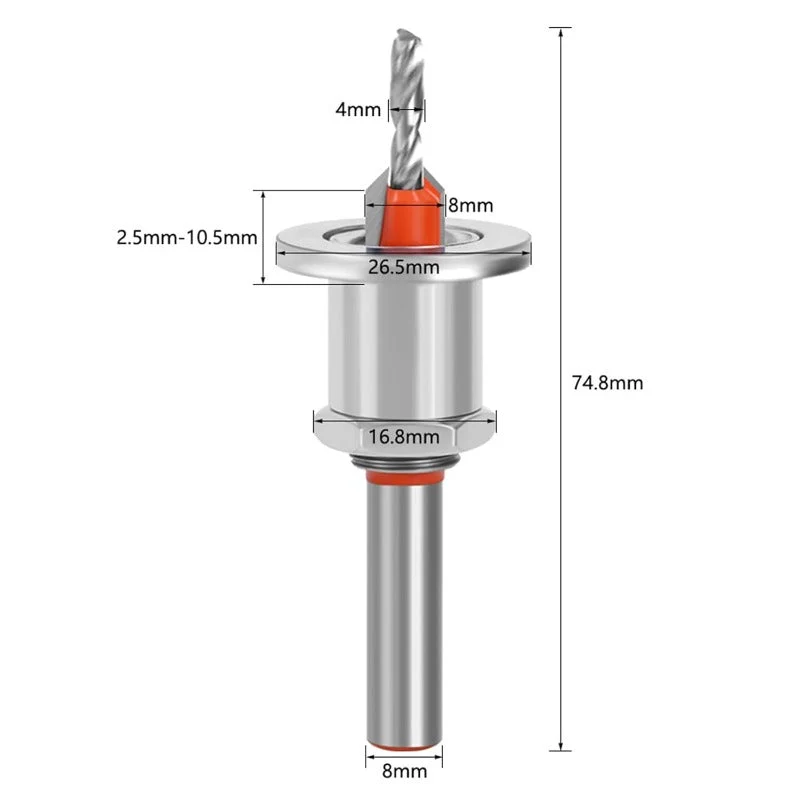Precision Tapered Countersink Set - Image 7