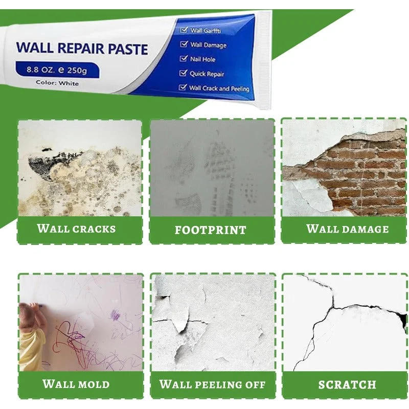 Quick-Dry Wall Repair Paste Kit - Image 3