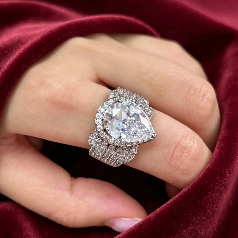 Radiant Pear Cut Band - Image 2