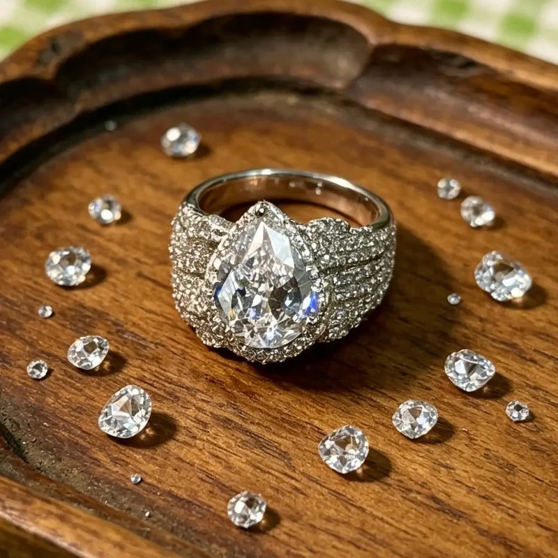 Radiant Pear Cut Band - Image 3