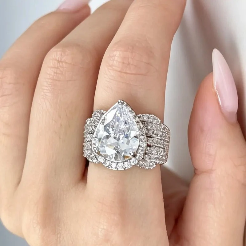 Radiant Pear Cut Band - Image 4