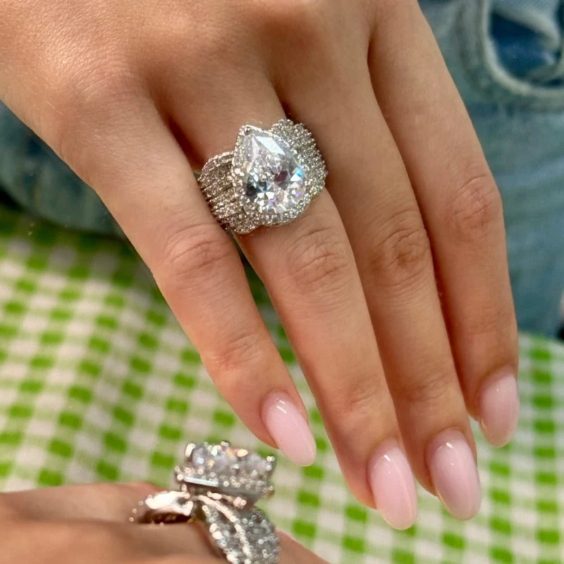 Radiant Pear Cut Band - Image 5