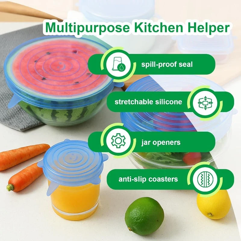Reusable Silicone Lid Set - Image 3