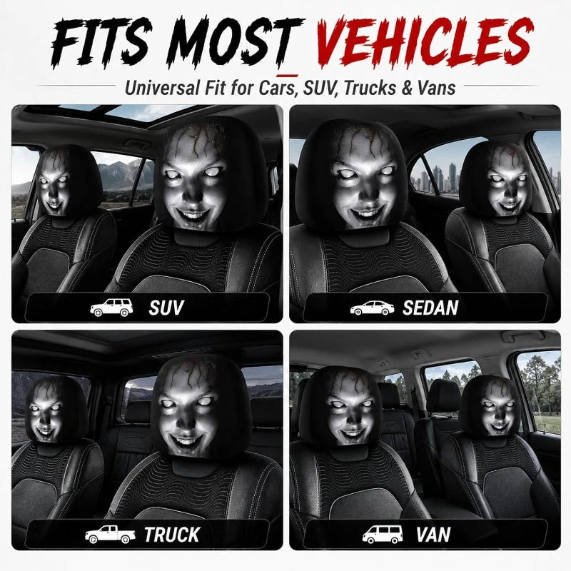 Scary Universal Headrest Covers - Image 5