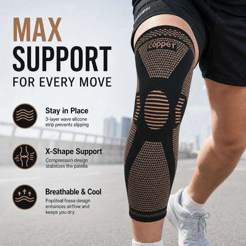 Secure Grip Long Compression Sleeve