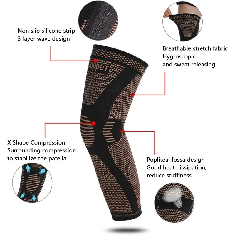 Secure Grip Long Compression Sleeve - Image 5