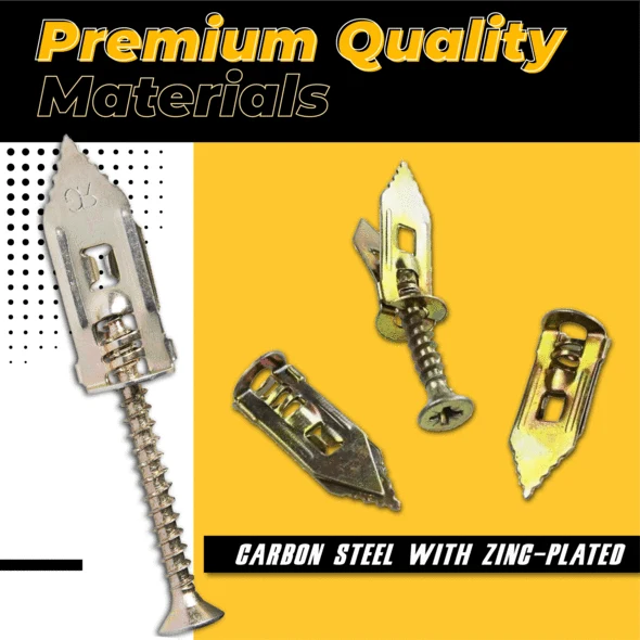 Woyuosn Self-drilling Anchors Screws for 3/8", 1/2", 5/8" Wall - Image 3