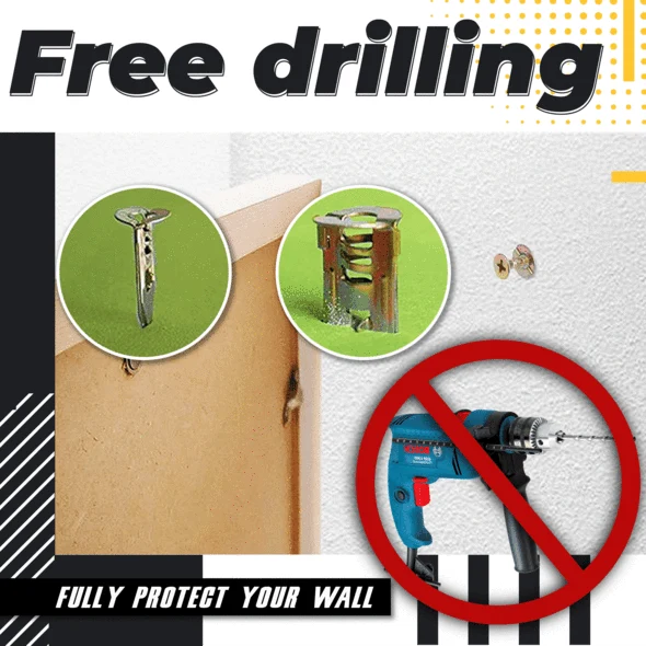 Woyuosn Self-drilling Anchors Screws for 3/8", 1/2", 5/8" Wall - Image 4