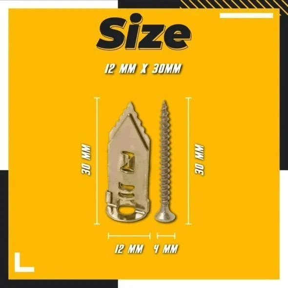 Woyuosn Self-drilling Anchors Screws for 3/8", 1/2", 5/8" Wall - Image 7