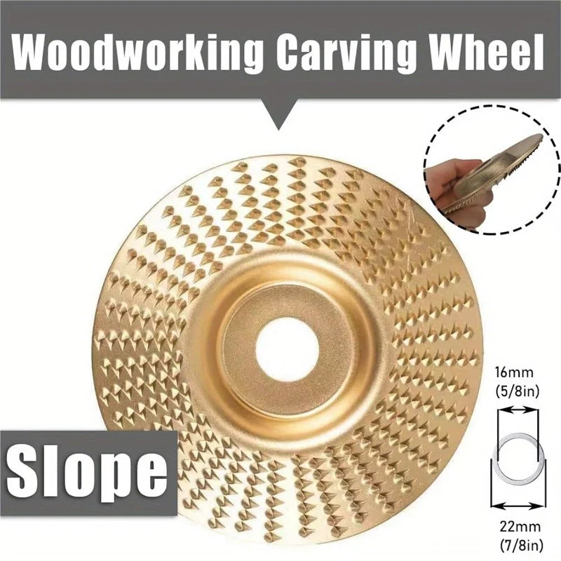 Slope-Type Wood Carving Disc for Angle Grinder - Image 2