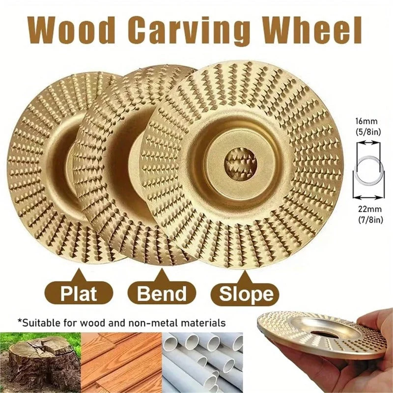 Slope-Type Wood Carving Disc for Angle Grinder - Image 3