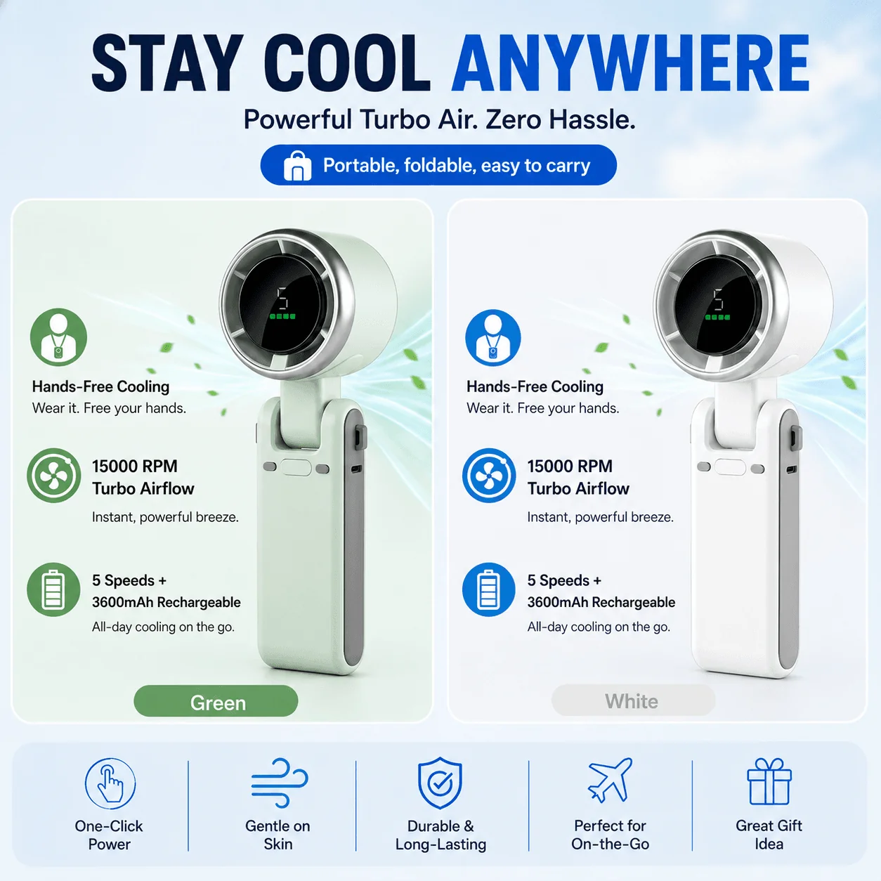 Smart Digital Display Fan - Image 12