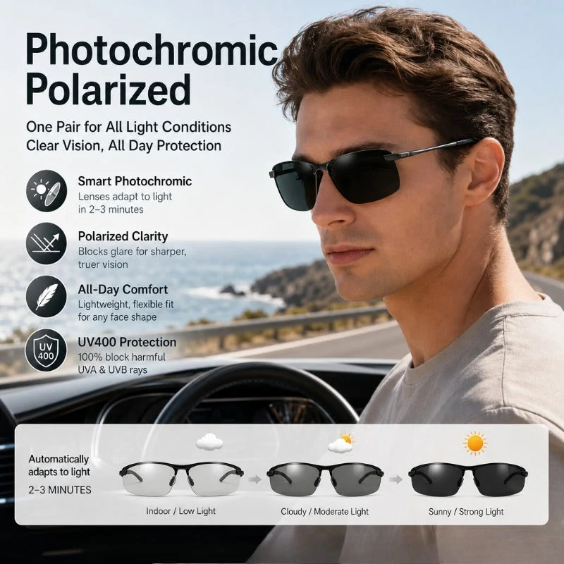 Smart Light-Adapting Sunglasses